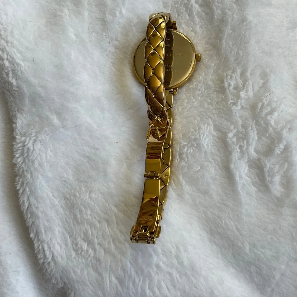 Kate Spade Goldtone Wrist Watch Timepiece KSW1417